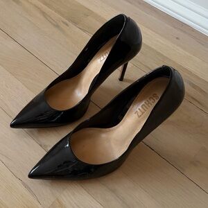 Black Patent Leather Heels